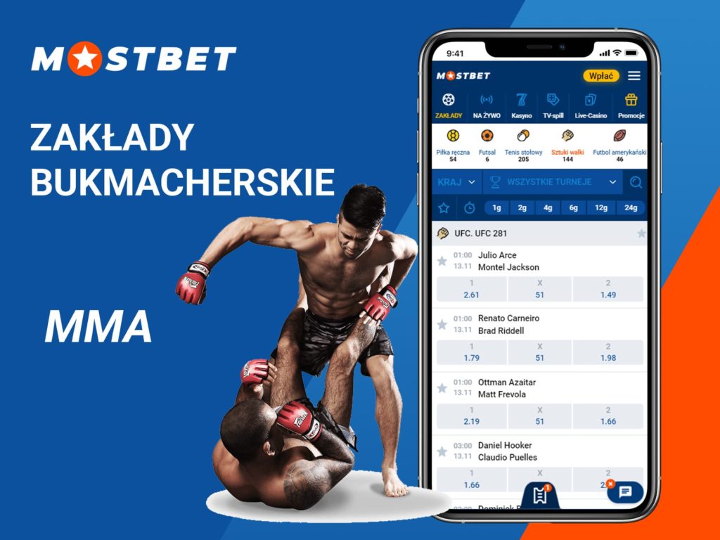 Zalady bukmacherskie - mma
